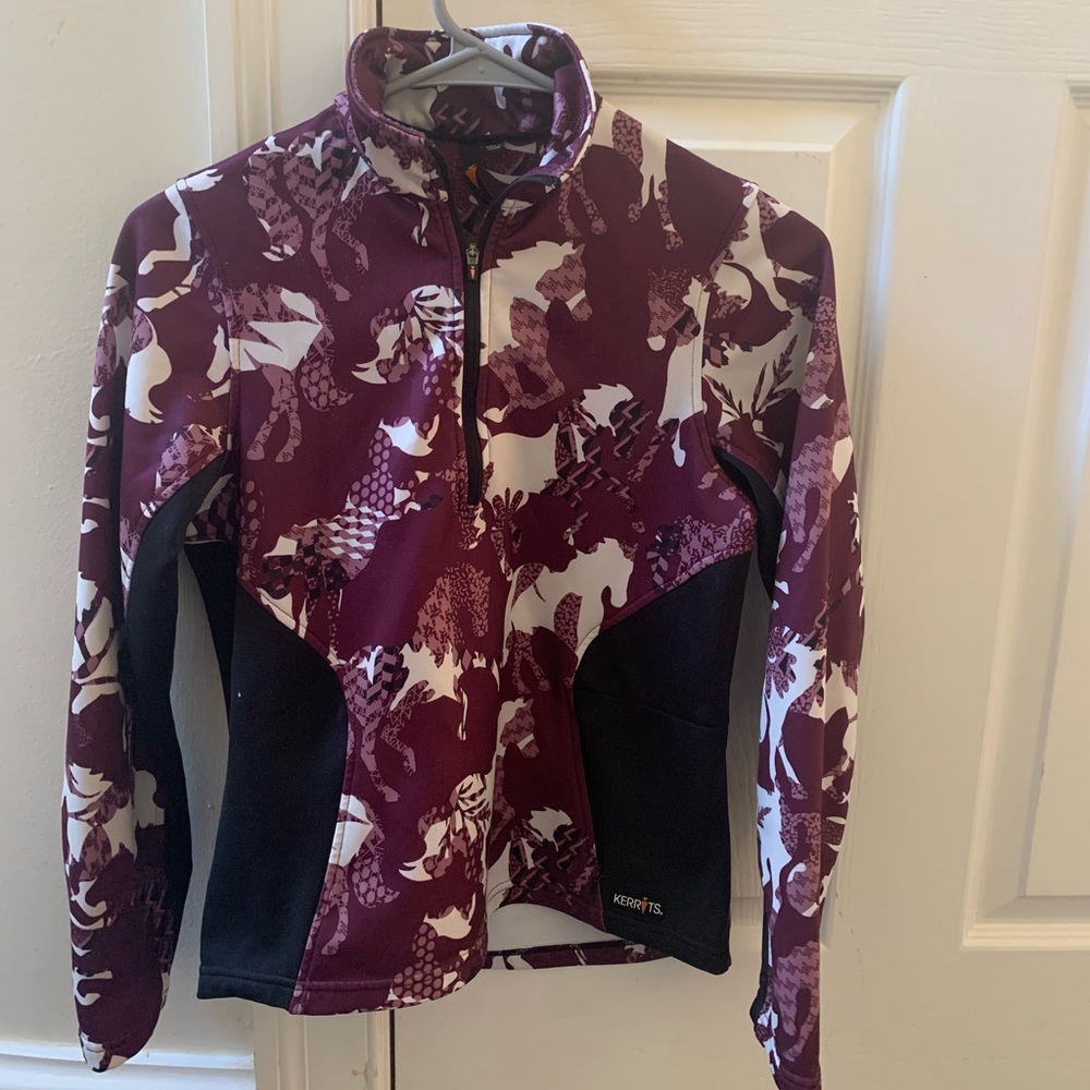 Equestrian 1/4 zip fleece lined